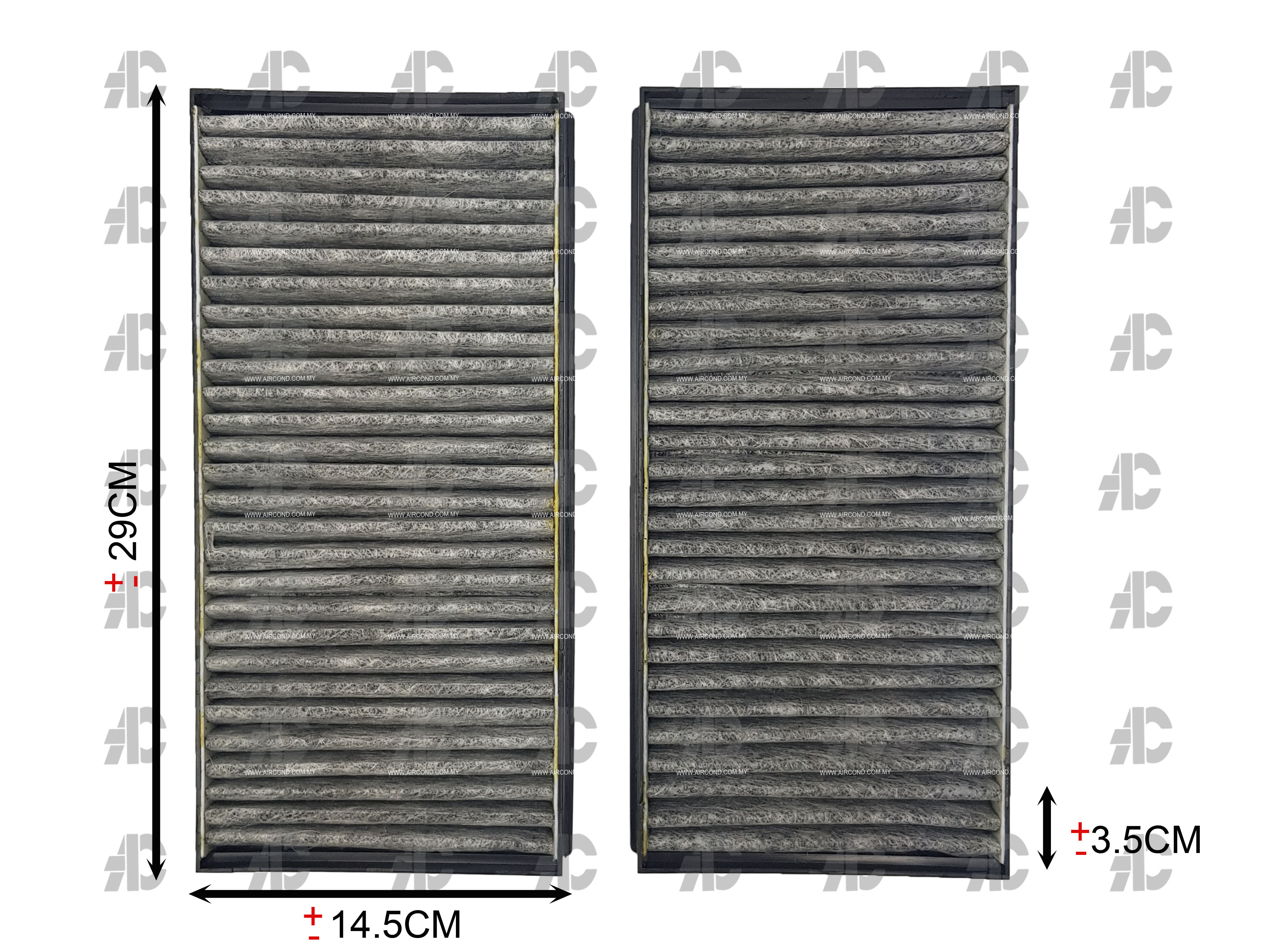 CABIN AIR FILTER BMW (X5) E70 / (X6) E71 CARBON
